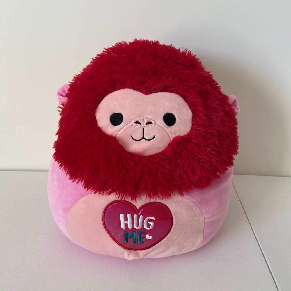 NWOT | Maruta the Gorilla Valentine’s Day Edition 14 inch Squishmallow plush
